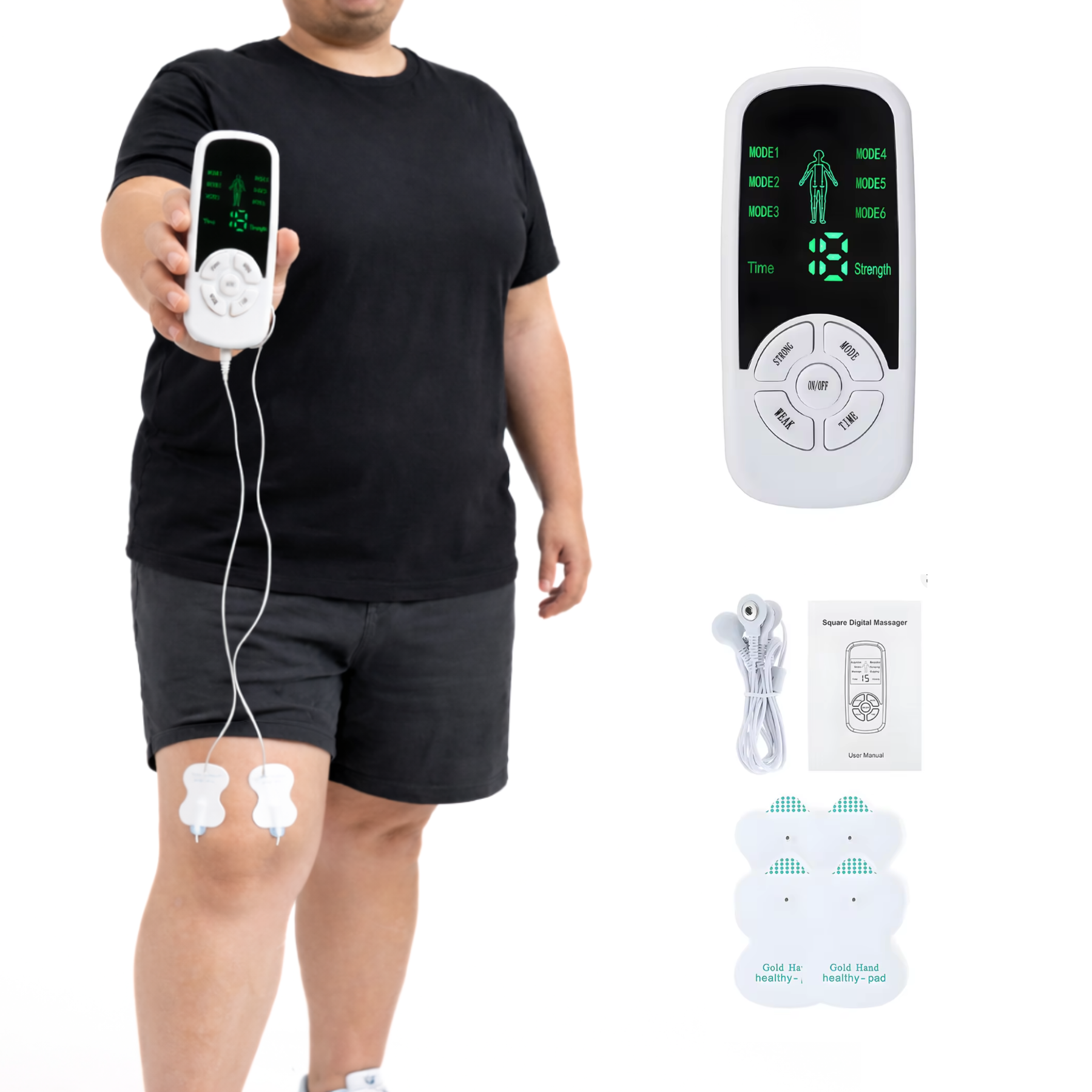 Patellaplus™ - Plus-size TENS Muscle Therapy Device